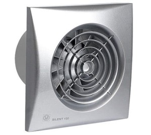 Wentylator domowy S&P SILENT 100 CZ ECOWATT SILVER fi100