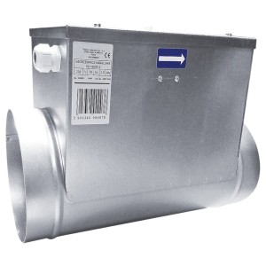 Nagrzewnica kanałowa S&P DH-200/45 T 4,5kW fi200
