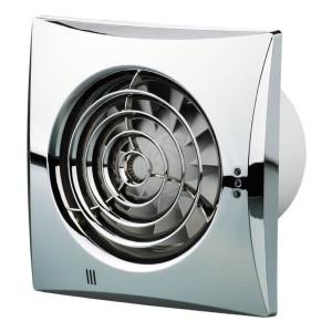 Wentylator Vents Quiet Chrome T 100 timer