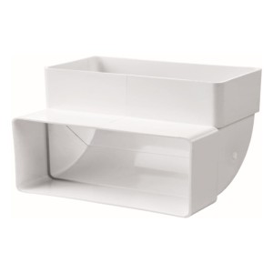 Kolano pionowe płaskie Vents 204x60 90° 560